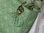 DIOR LADY DIOR MY ABCDIOR BAG Green M0538 20cm - 5