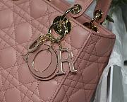 DIOR LADY DIOR MY ABCDIOR BAG Powder Pink M0538 20cm - 4