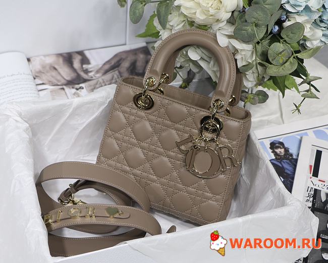 DIOR LADY DIOR MY ABCDIOR BAG Beige M0538 20cm - 1