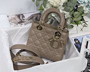 DIOR LADY DIOR MY ABCDIOR BAG Beige M0538 20cm - 1