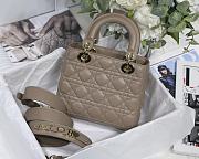 DIOR LADY DIOR MY ABCDIOR BAG Beige M0538 20cm - 5