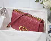 DIOR MEDIUM CARO BAG Supple Cannage Calfskin Pink M9242 25.5 x 15.5 x 8 cm - 5