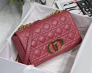 DIOR MEDIUM CARO BAG Supple Cannage Calfskin Pink M9242 25.5 x 15.5 x 8 cm - 3