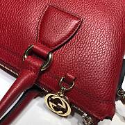 GUCCI Convertible Straight Leather Red 449659 30 x 22 x 12 cm - 3