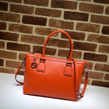 GUCCI Convertible Straight Leather Orange 449659 30 x 22 x 12 cm