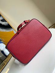 LOUIS VUITTON NÉONOÉ MM Monogram Empreinte Leather Red M45306 26 cm - 6