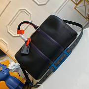 LOUIS VUITTON Keepall 45 Travel Bag Grain Epi Leather Black M51462 45 x 27 x 20 cm - 1