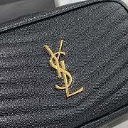 YSL MINI LOU Camera Shoulder Bag Black 585040 18 × 10 × 5 cm - 3
