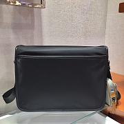 PRADA Re-Nylon and Saffiano Leather Shoulder Bag Gray 2VD768 32 x 24 x 12 cm - 3