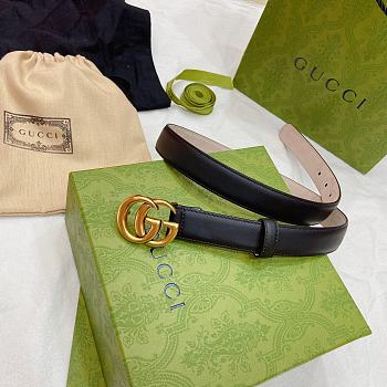 Gucci Leather Belt With Doulble Buckle