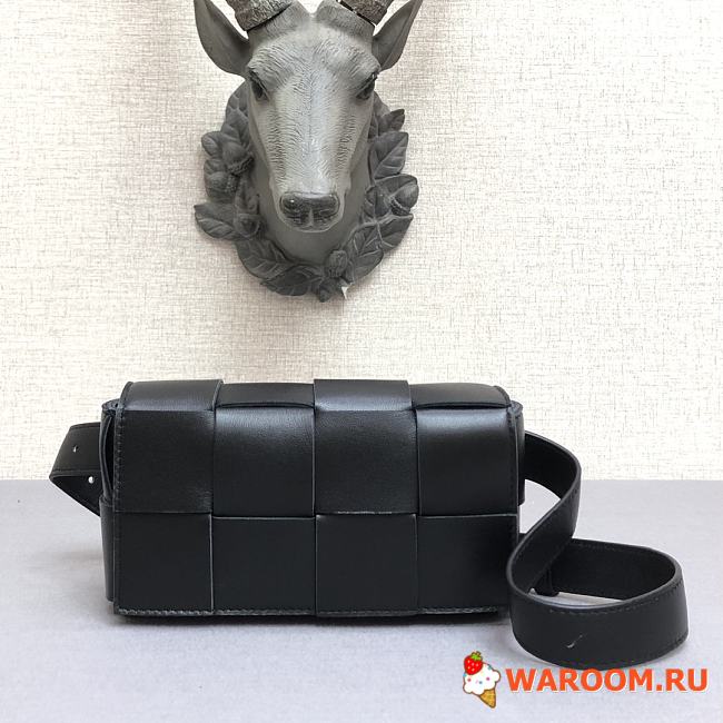 BOTTEGA VENETA BELT CASSETTE Black 639367 17.5 x 9.5 x 5 cm - 1