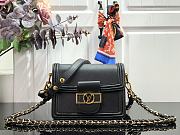 LOUIS VUITTON MINI Dauphine Epi Leather Black M55964 20 x 15 x 9 cm   - 1