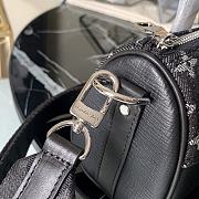 LOUIS VUITTON KEEPOL XS Monogram Denim Black M81011 20 x 10 x 5 cm - 4