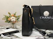 Chanel Calfskin Hobo Bag Black AS2844 29cm - 6
