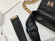Chanel Calfskin Hobo Bag Black AS2844 29cm - 5