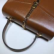 Gucci Sylvie 1969 Small Top Handle Bag Brown 602781 26 x 19 x 10.5 cm - 6