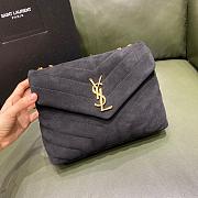 Ysl Small Loulou In Matelassé 