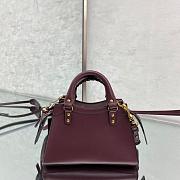 Balenciaga Small Neo Classic Top Handle Bag Plum 63852111R57 33 x 21 x 16 cm - 6