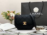 Chanel Mini Flap Bag Velvet & Gold-Tone Metal Black AS2597 19 x 15 x 6 cm - 2