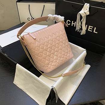 Chanel State Of The Art Hobo Bag Pink AS0845 21 x 24 x 14 cm