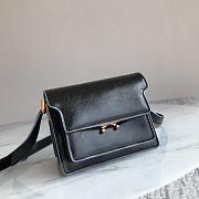 Marni Mini Trunk Bag Leather Black Z476N 18 × 13 × 6.5 cm - 2