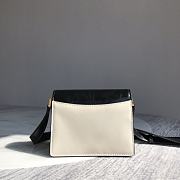 Marni Mini Trunk Bag Leather White/Black Z476N 18 × 13 × 6.5 cm - 6
