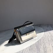 Marni Mini Trunk Bag Leather White/Black Z476N 18 × 13 × 6.5 cm - 5