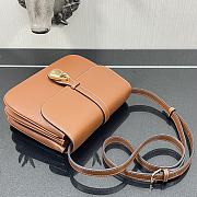 Celine Medium Tabou Smooth Leather Tan 196583DK1 22 x 16 x 7 cm - 5