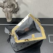 Fendi Medium First Flannel Gray 8BP127 32.5 x 15 x 23.5 cm - 3