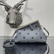 Fendi Small First Flannel Gray 8BP129ABVE 26 x 9.5 x 18 cm - 1