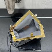 Fendi Small First Flannel Gray 8BP129ABVE 26 x 9.5 x 18 cm - 6