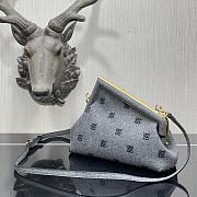 Fendi Small First Flannel Gray 8BP129ABVE 26 x 9.5 x 18 cm - 5
