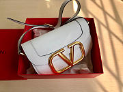 Valentino Garavani Supervee Crossbody Bag Leather White WB0G09ZXL 26.5 x 9 x 15 cm - 6