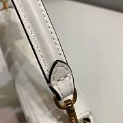 Fendi Small Nappla Leather White 8BS017 18 x 4 x 11 cm - 6