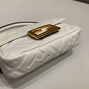 Fendi Small Nappla Leather White 8BS017 18 x 4 x 11 cm - 5