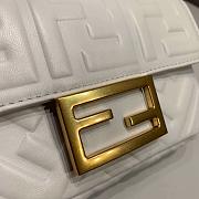 Fendi Small Nappla Leather White 8BS017 18 x 4 x 11 cm - 4