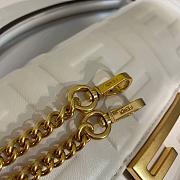 Fendi Small Nappla Leather White 8BS017 18 x 4 x 11 cm - 3
