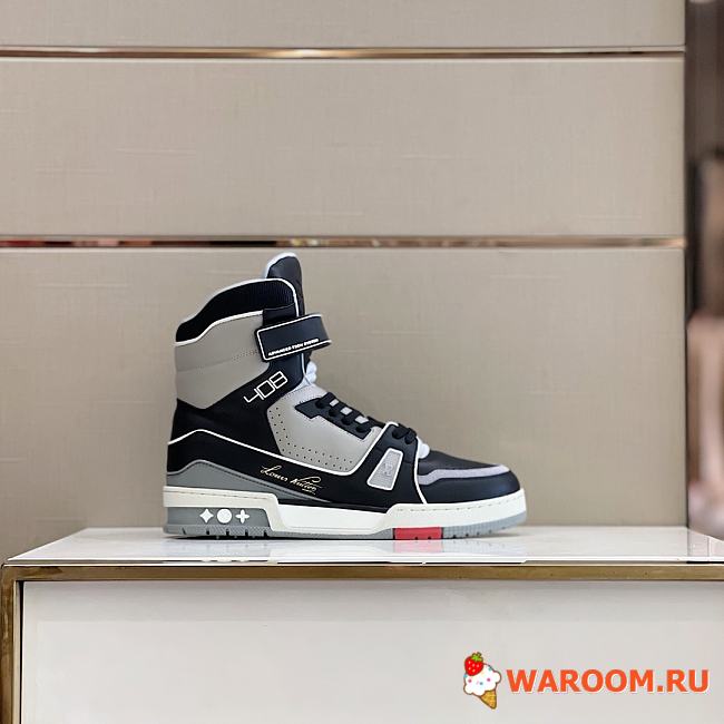 Louis Vuitton Trainer Sneaker 1A5A0D Black  - 1