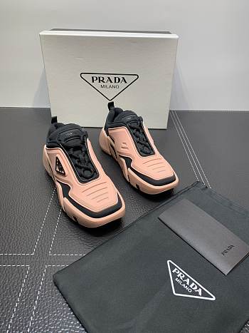 Prada Techno Strectch Sneakers Peach Pink