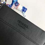 Prada Small Margit Leather Bag Black 1BC082 20 x 7 x 20 cm   - 6
