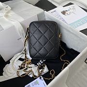 Chanel Mini Camera Case Leather Black AS2857 16 x 12 x 6 cm - 4