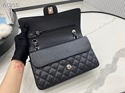 Chanel Flap Bag Caviar Leather gold chain black A1113 30cm - 5