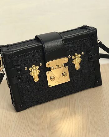  Petite mall Box Bag Black M51600 20cm