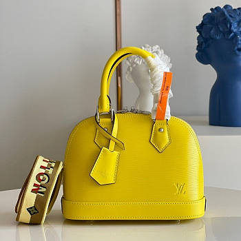  LV alma bag BB handbag M57341 yellow 23.5cm
