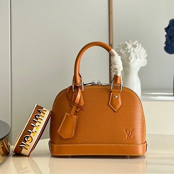 LV alma bag BB handbag M57341 brown 23.5cm
