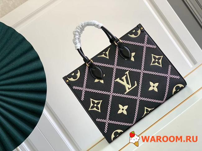  Louis Vuitton Onthego MM Tote Bag black M46015 35 cm - 1