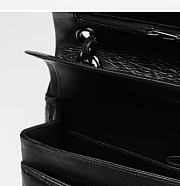 Chanel CLASSIC HANDBAG Shiny Crumpled Calfskin black 25.5cm - 6