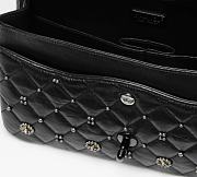 Chanel CLASSIC HANDBAG Shiny Crumpled Calfskin black 25.5cm - 2