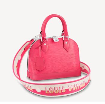 LV alma bag BB handbag M57341 pink 23.5cm 
