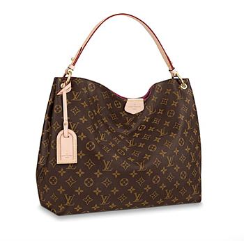 LV bag Graceful medium handbag  M43703  41cm